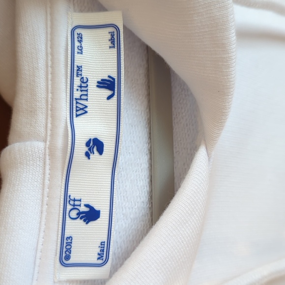 Off White Hoodie Sweatshirt - Picture 3 of 12